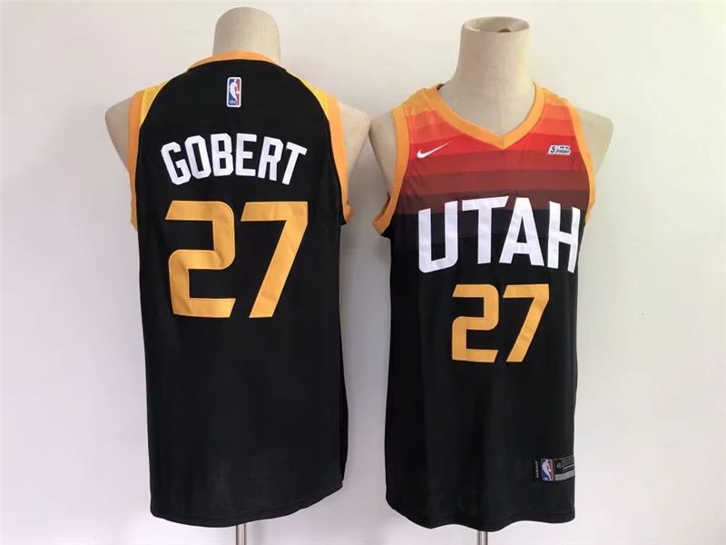 Men Utah Jazz #27 Gobert Black Game Nike 2021 NBA Jersey->san antonio spurs->NBA Jersey